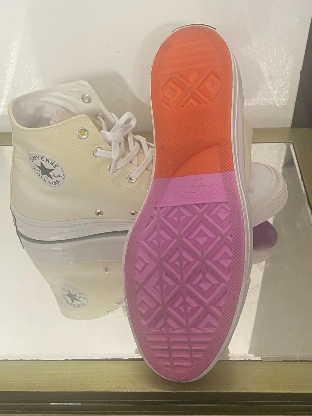 Converse All Star Chinatown Market Men's Cream & Yellow High-Top Sneakers